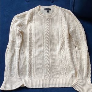 J.Crew cable knit sweater